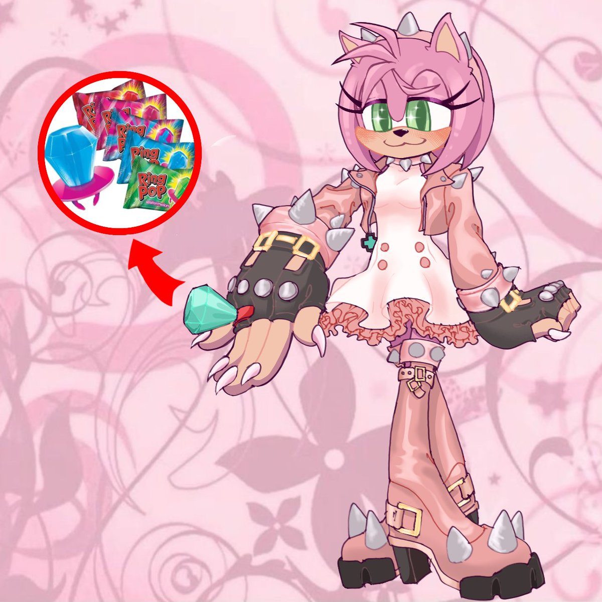 SilenceCaravan's tweet photo. #GGS #elphetvalentine #amyrose 

Ahhh... I love my pink gals. (Also, isn't it Amy Rose Day today????) https://t.co/YqHp0FX6PR