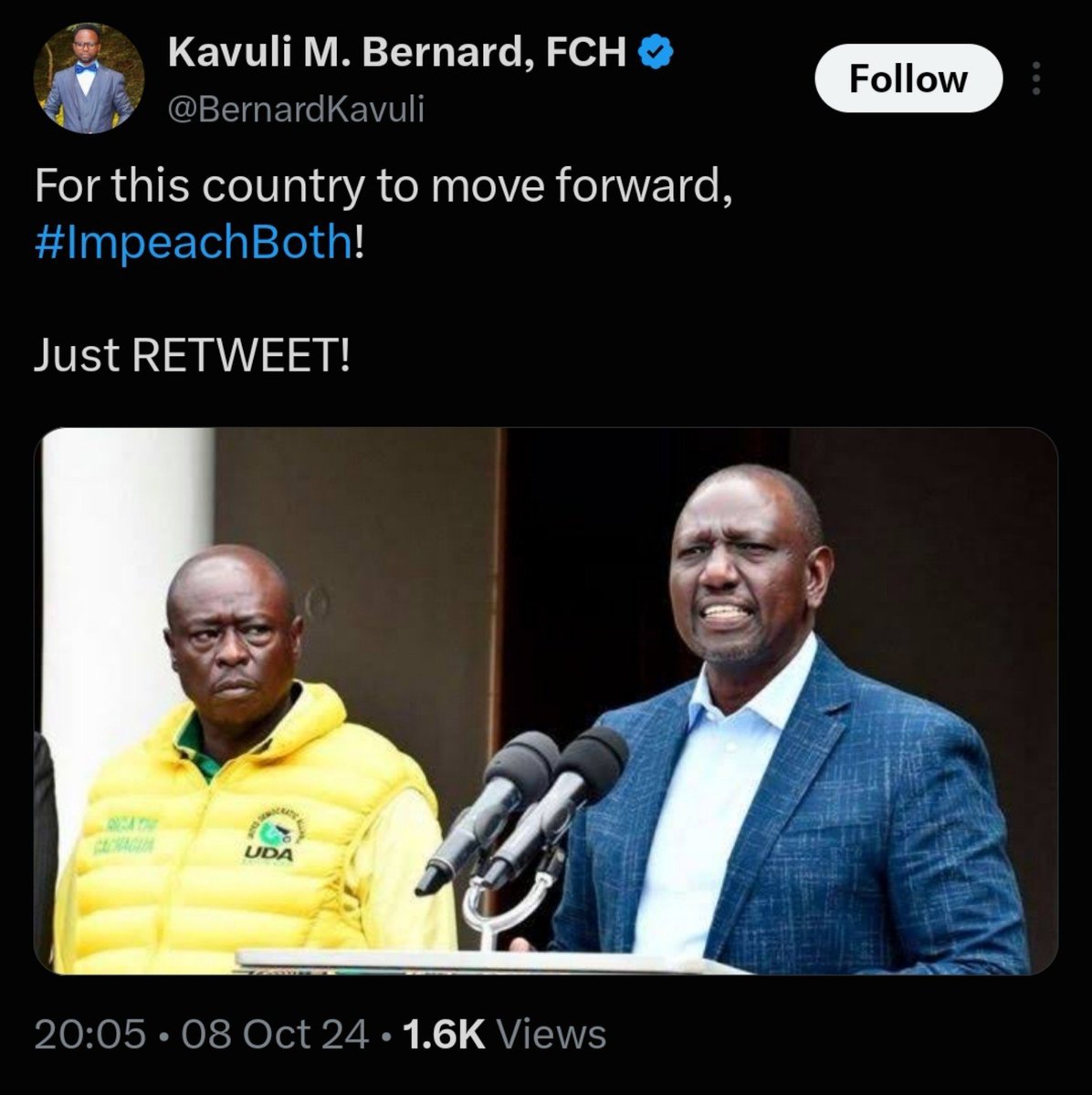 simplymamaii's tweet photo. @Njoki_Njanja Yeye mwenyewe alisupport impeachment ya gachagua😹 https://t.co/VrwETNvPDC