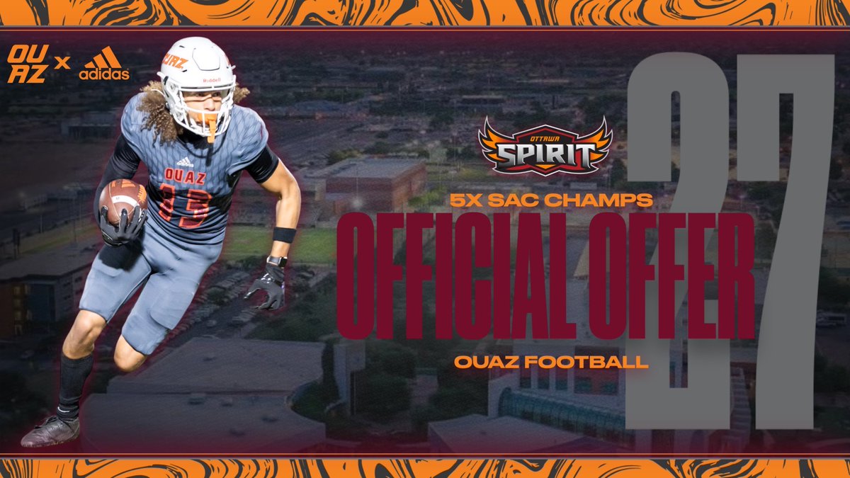 BURTON478's tweet photo. Blessed to receive my first offer from Ottawa University Arizona! 🐺🏈

@Coachnickfran @OUAZFootball @coachjchastain @georgiadeac10 @RecruitGeorgia https://t.co/EKYSeyasjz