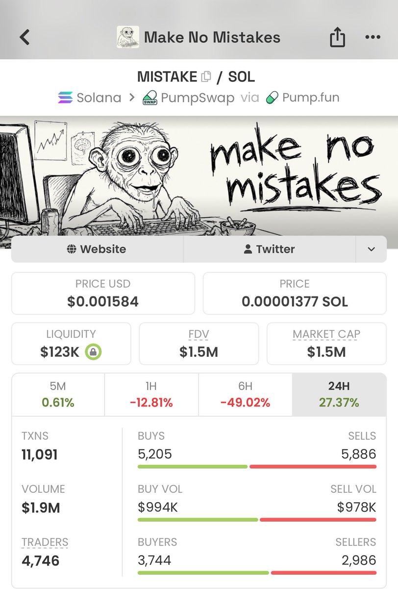 Meme_Lord_ups's tweet photo. solana:HKZDfZnkHZxd9agRDNPyDv4iT6LmAurJnpRtj9wpump at just $40K MC earlier. ππ
The Alpha Group was already positioned while the crowd was late.
Donβt chase the next moveβget in early.
#Solana #Memecoin #CryptoAlpha
HKZDfZnkHZxd9agRDNPyDv4iT6LmAurJnpRtj9wpump https://t.co/g2DflWjF1k