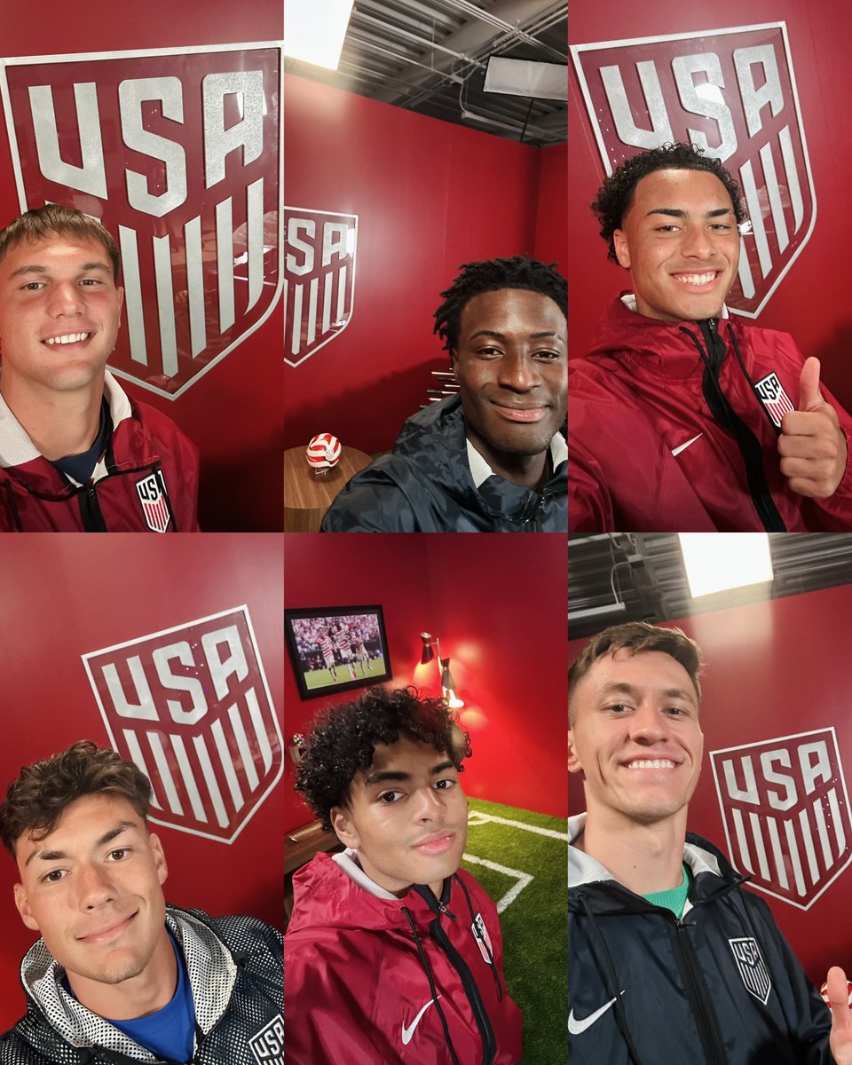 USMNT's tweet photo. Our 1️⃣2️⃣ first-time campers checking in! 🤳 https://t.co/HHpLLhuVzu