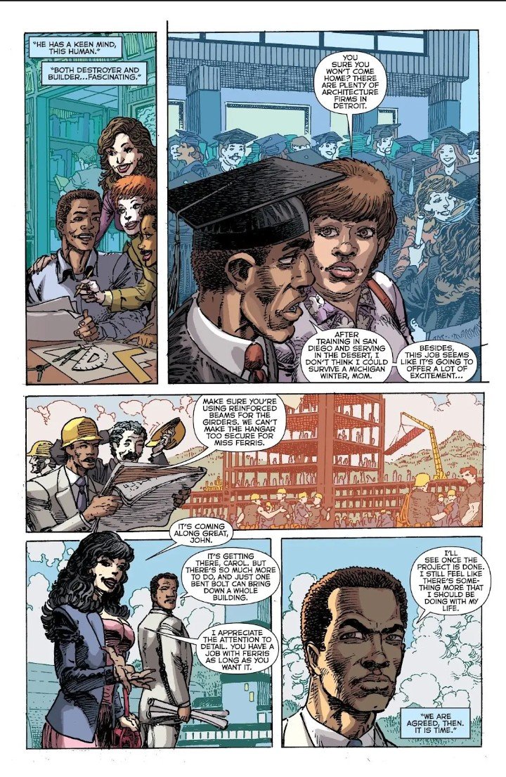 HarryLaste74656's tweet photo. @OmbKingbob @antwanmao1 @The4thTurtleNyC obviously its a unfinished season so far but this is john's origin from him being a architect, a militant that was discharged, to him fighting a manhunter, and the guardians testing him before he earned the ring its all there. dude knows his stuff so let's not be nasty today ok https://t.co/O8OV3yFq2e