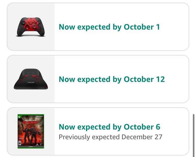 XboxWolfGun's tweet photo. First two weeks of October are going to be awesome! @XBOX @CoalitionGears !!! https://t.co/ZGhluxhHIl