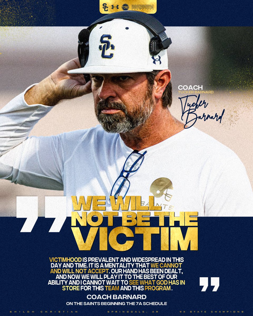 ShilohSaintsFB's tweet photo. V̶I̶C̶T̶I̶M̶

#GoSaints | #T3RE https://t.co/WWC94Iefsp