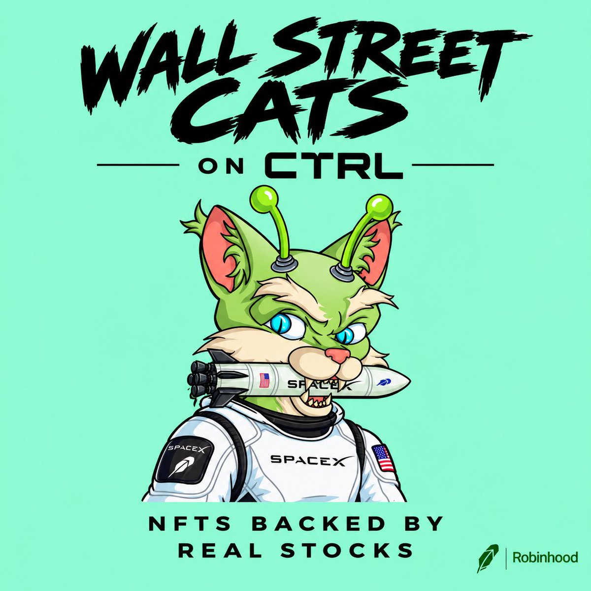 WallCatRH's tweet photo. Wall street cats - yield bearing, hand drawn nfts and our very own token are coming soon to @JoinCtrlFi 

#Robinhood #PumpFun #FOMO #Solana #PONS https://t.co/rG73nJFI21
