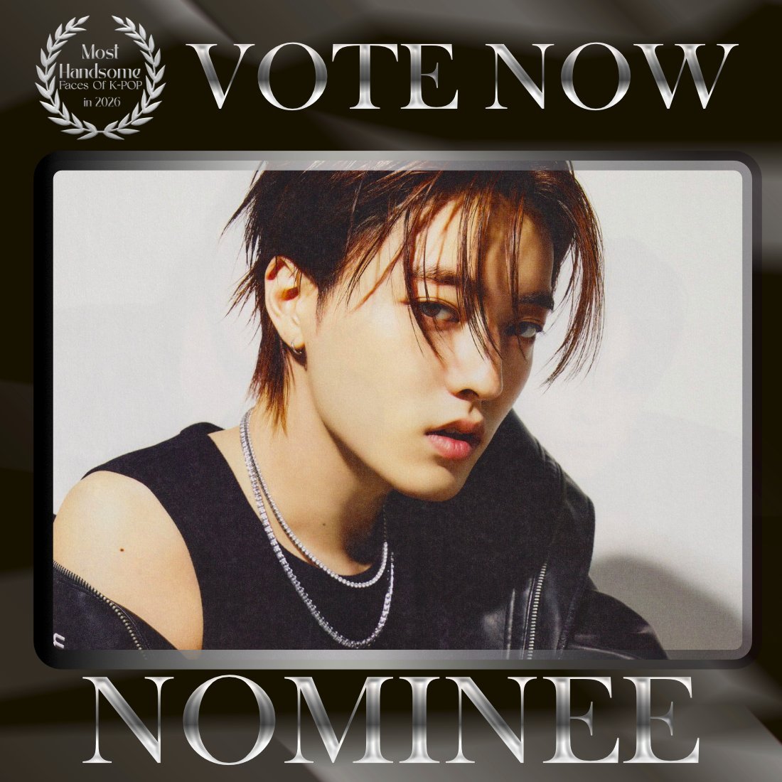 TOP100KPOP's tweet photo. HARUTO (TREASURE) is nominated for Most Handsome Faces of K-POP in 2026.

👉 VOTE: https://t.co/KQkXdYXZrL https://t.co/dTtVYOZSqv