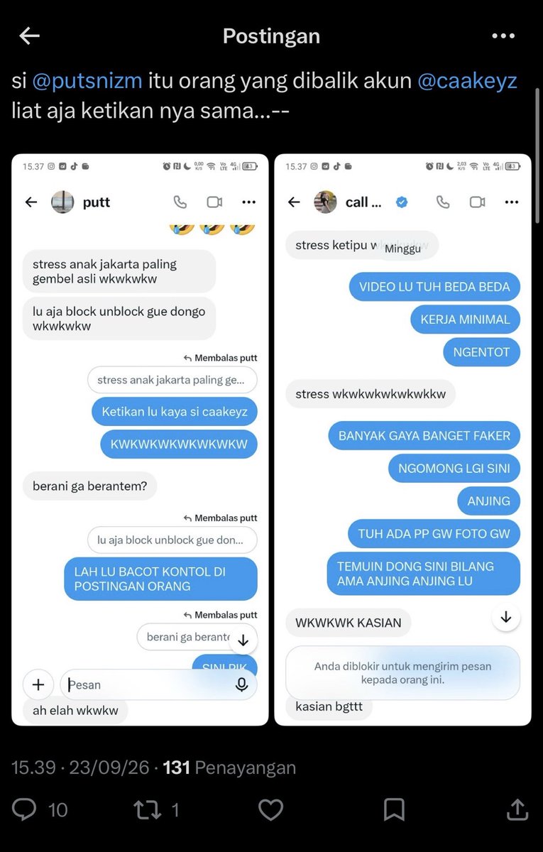 putsnizm's tweet photo. 0 likes dan 0 reply, isinya reply an yapping dianya sendiri🤣😭 itu menunjukan bahwa semua orang itu bodoamat sama dia karna emg faktanya problematik jadi pada ogah buat ngebelain si ireng dekil ini guys https://t.co/Hn0oxupeQ2