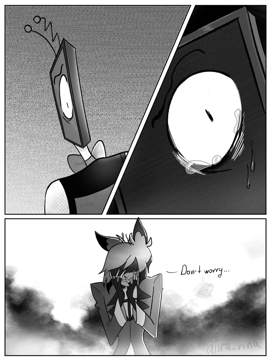 Aiira_rina's tweet photo. Sooo I decided to rewatch “Future Diary” 👀 And yeeeaah, it’s gonna be more 👀 #VoxAl #hazbinhotelcomic https://t.co/Euqfl4QWsO