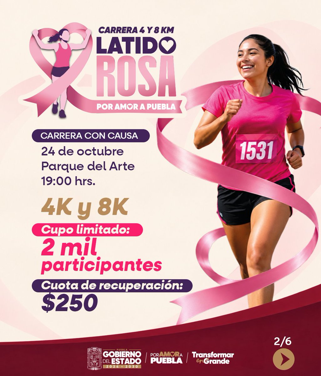 Gob_Puebla's tweet photo. 🩷 ¡Entérate! En la #MañanerAA presentamos Latido Rosa, jornada gratuita de salud, donación de cabello y Pasarela Rosa. 

📲 https://t.co/cdsEfBJp7w 

#PorAmorAPuebla #TransformarEnGrande https://t.co/J0Fj04bdMr