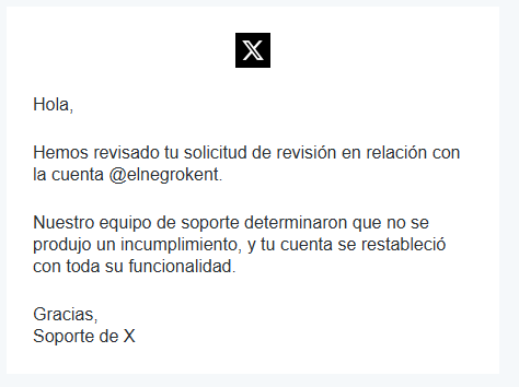 elnegrokent's tweet photo. reclamé en hebreo, me DEVOLVIERON LA CUENTA y recuperé mi @@@!!!!!! https://t.co/NCFcUCv7na