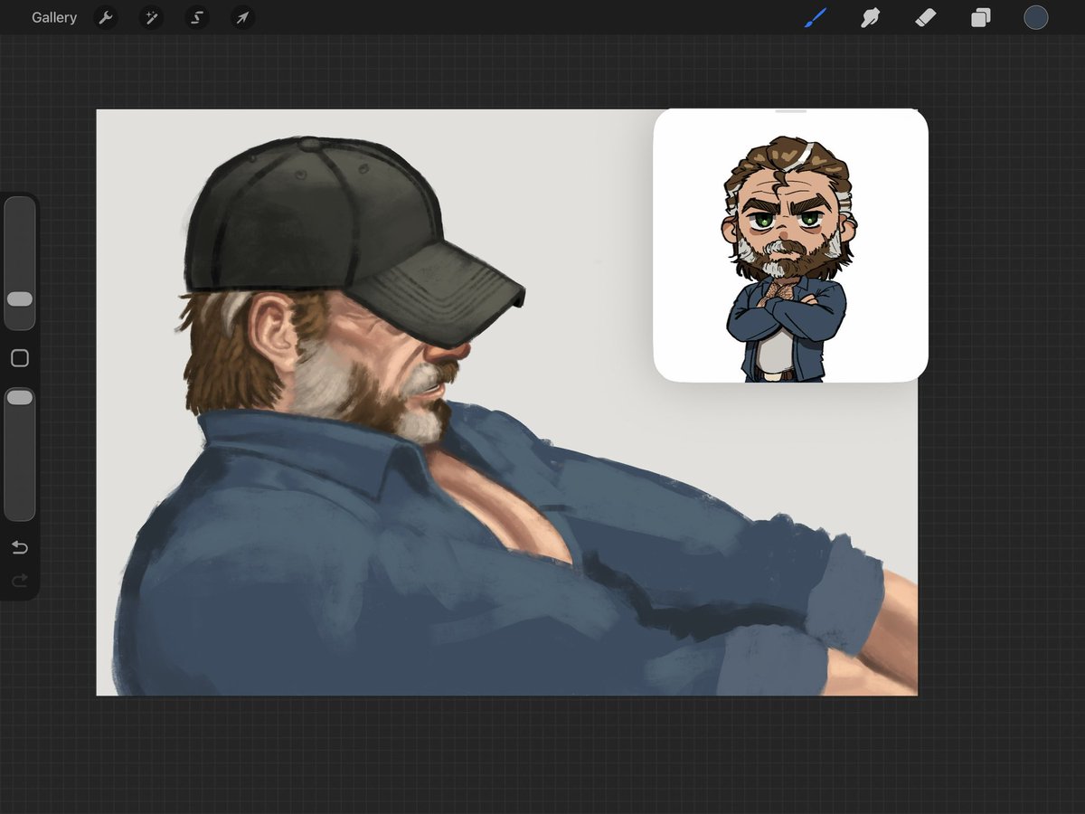 crunchyl3aff's tweet photo. wip (featuring little guy in the corner) https://t.co/BfJGG7R41b