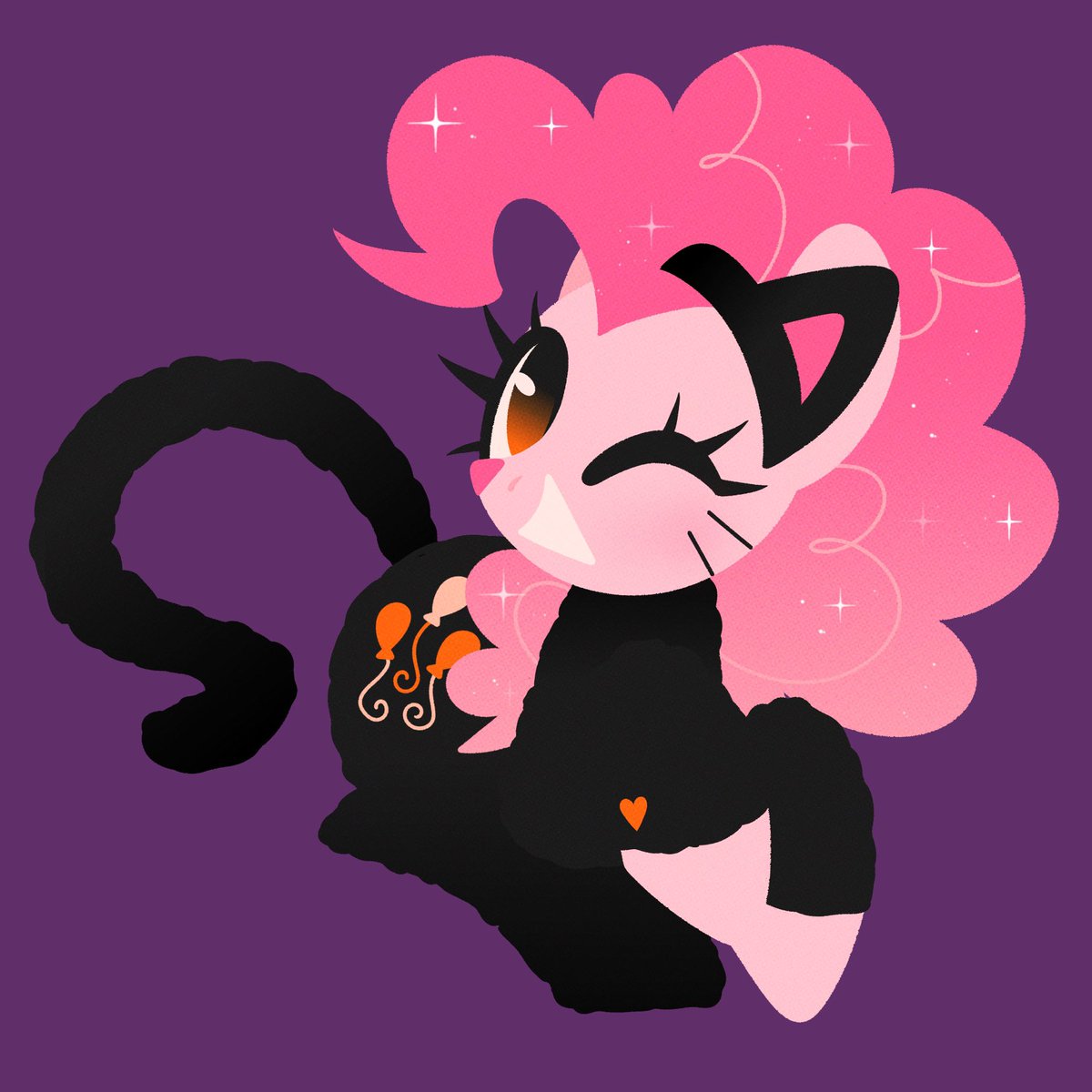 aferalsunflower's tweet photo. kitty cat pinkie pie #mlp https://t.co/bW4nA3E1ae