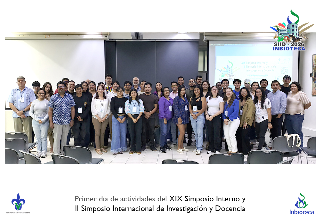 inbioteca's tweet photo. Inauguración y primer día de actividades del XIX Simposio Interno y II Simposio Internacional de Investigación y Docencia  del @inbioteca #OrgulloUV #UniversidadVeracruzana
https://t.co/pE4mRrz74X https://t.co/BFafWubQU6