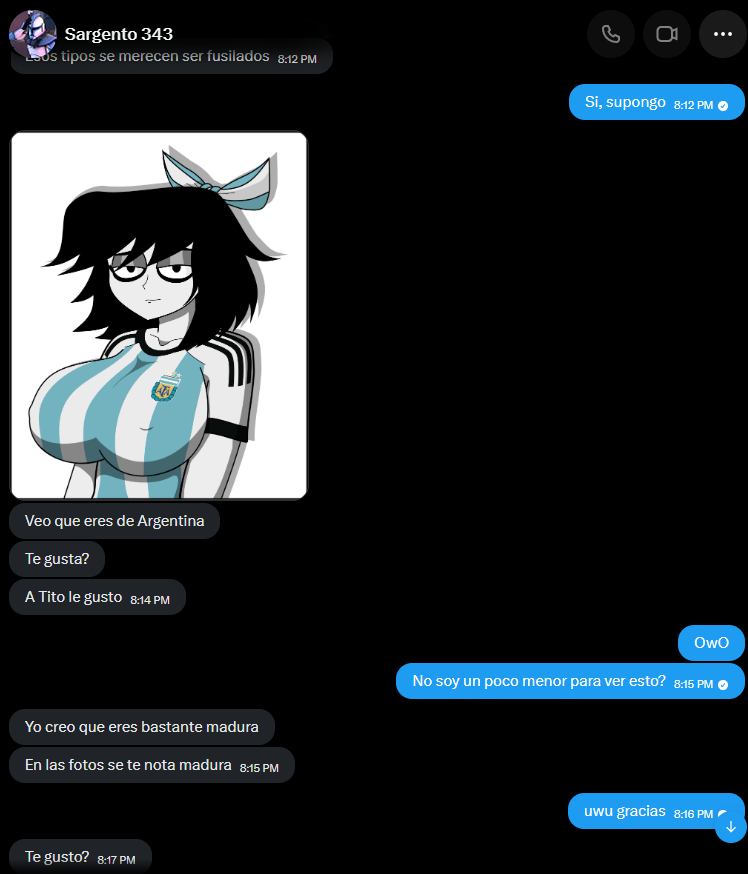 SaylaKeyes343's tweet photo. El Hace unas semanas el Youtuber conocido como @Sargento343  intento Groomearme siendo yo una chica de recién 16 años cumplidos.

Hago esto publico por que ya no aguanto mas la vergüenza que me da guardarme esto.

Por favor difundan así la verdad se sepa. https://t.co/JqJ5TZ8CXA