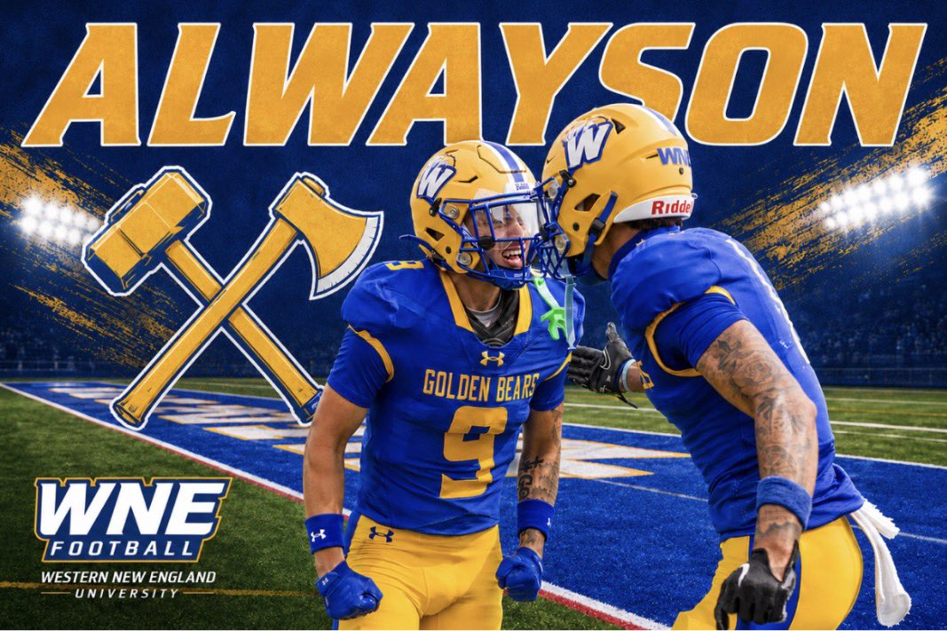 NebedumAJ's tweet photo. Excited to receive an invite to Western New England University for the Gameday vs. UNE!

Thank you @Coach_Lebeau for the opportunity. Looking forward to being back at WNE! https://t.co/BGk5DMJDRn