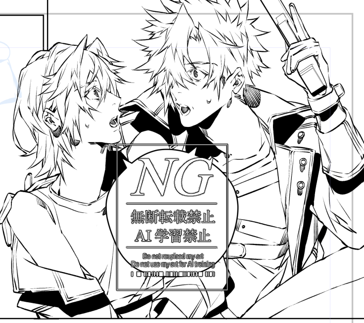 KOU_DEVIL_'s tweet photo. どういう絵が得意か自己紹介しちゃうんですけど
20代～30代のイカツめの男キャラが得意です
(二次創作も含んでます) https://t.co/OONZSvQ3gD