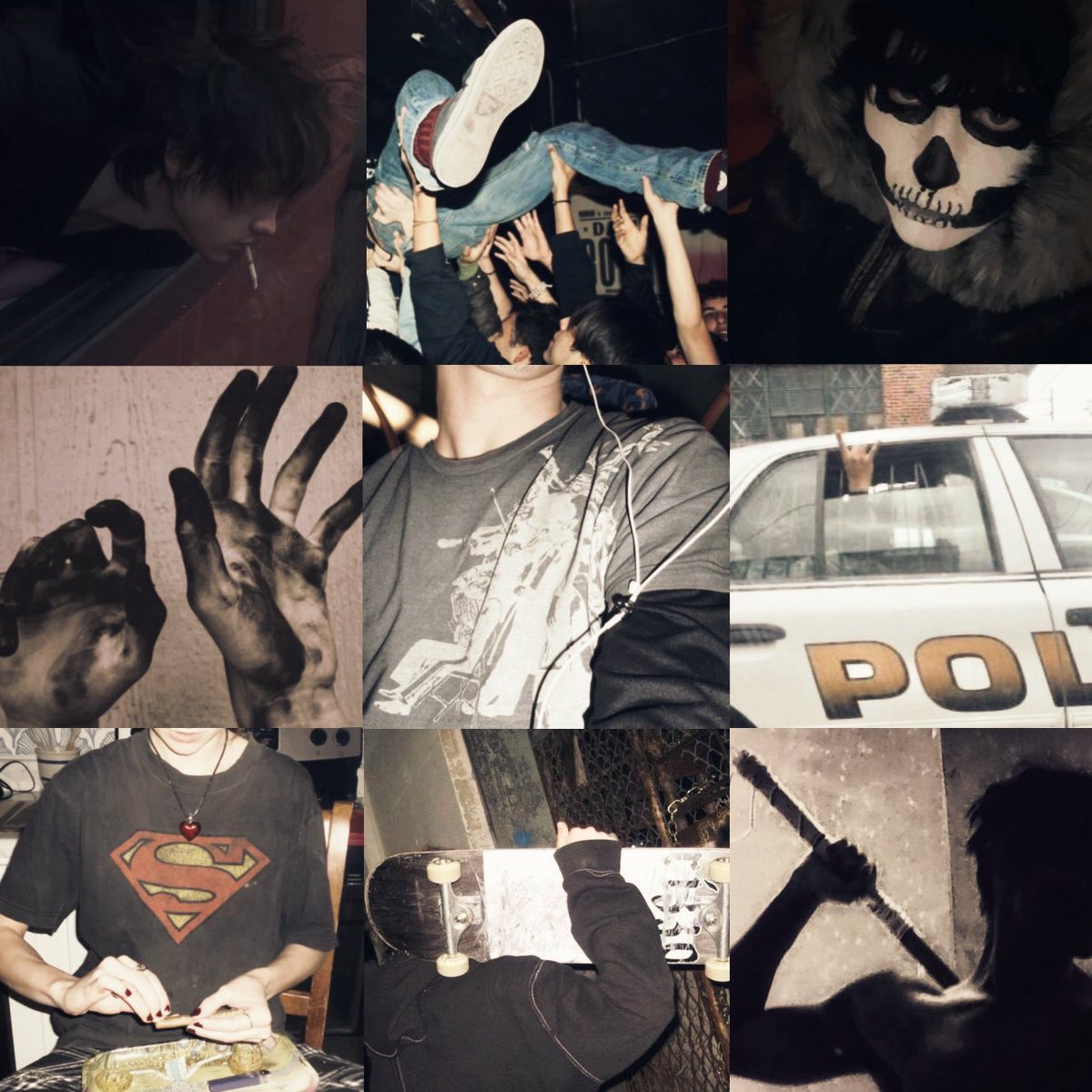 buckyakgae's tweet photo. Moodboard for my dc oc :p all i have for him so far is that he's an anti hero and in a band https://t.co/EYt0r2Z5Vc