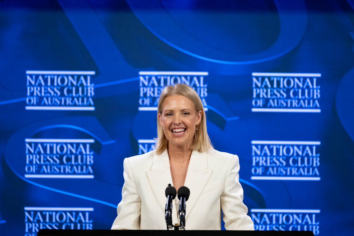 PressClubAust's tweet photo. YESTERDAY: Georgie Dent, CEO of The Parenthood, Addressed the National Press Club on “The mother and father of all problems: Australia can’t afford for raising a family to be unaffordable”.  

Watch the replay on ABC iview.

Photography by Fernanda Pedroso https://t.co/p2BhbZEtqA