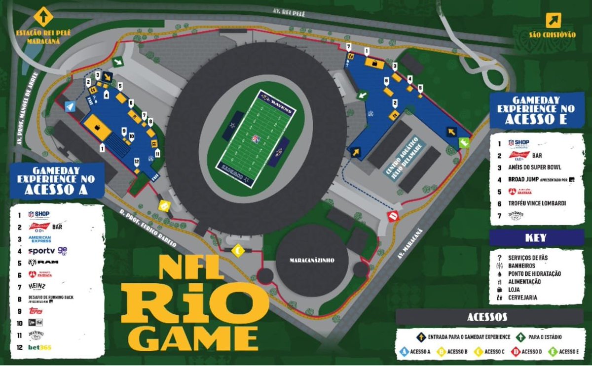 jonathanngfc's tweet photo. @machado_re76675 @NFLBrasil sim, nos jogos de São Paulo tiveram e na imagem de divulgação do mapa do evento já mostra a NFL Shop (item 1). https://t.co/szveM2oY0r