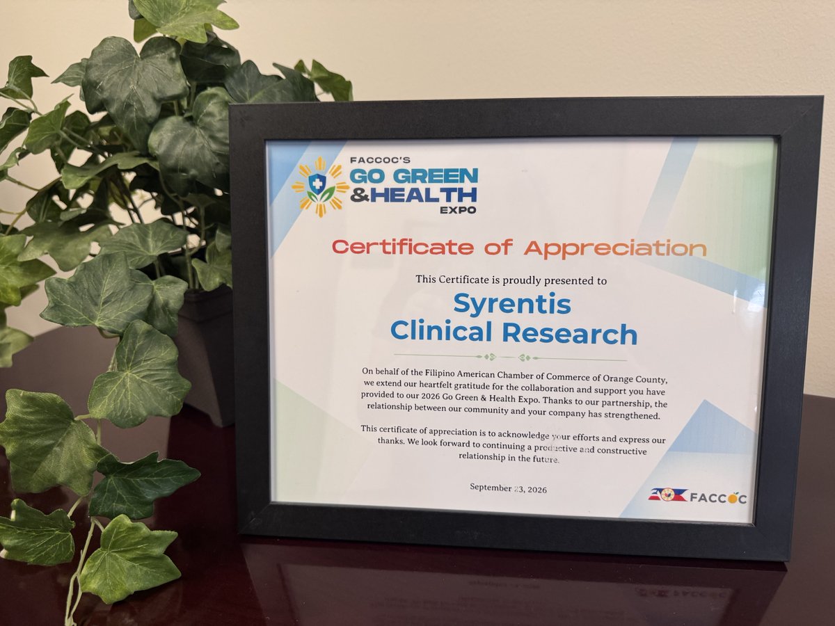 Syrentis1's tweet photo. πΏπ Grateful to the Filipino American Chamber of Orange County for the opportunity to collaborate at the FACCOC'S Go Green & Health Expo and for the Certificate of Appreciation. π Special thanks to our dedicated MRU Team for their support! π§ πΏ
#FACCOC #TravellerStudy #GAPNet https://t.co/l0EhhrAdQ0