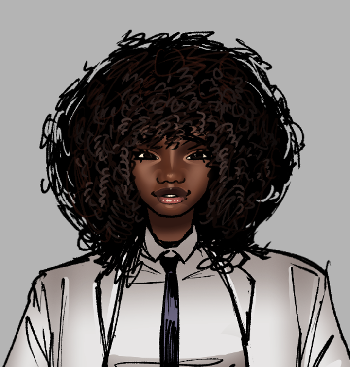 kyo_yukanna_'s tweet photo. Black hair is so fun to draw 🥹 https://t.co/oLhvDezHlz