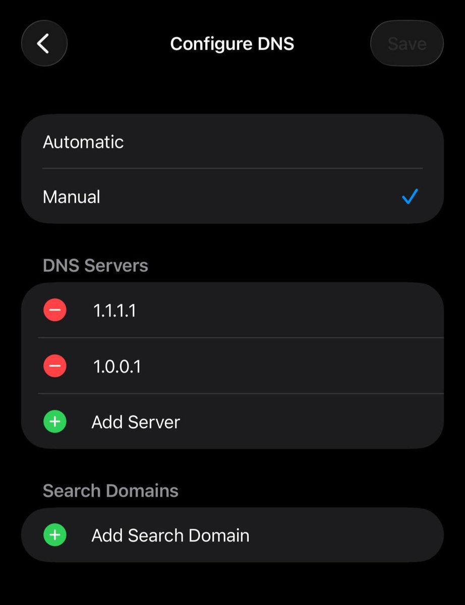 shelleymaeph's tweet photo. FILIPINOS IF YOUR DISCORD AND REDDIT ARE BAN, YOU JUST NEED TO 

→SELECT YOUR WIFI
→SCROLL TO DNS
→CHANGE DNS TO 1.1.1.1 AND 1.0.0.1

ITS SAFE AND LEGIT! 

GOOD LUCK PHILIPPINES https://t.co/kb78uP1voa
