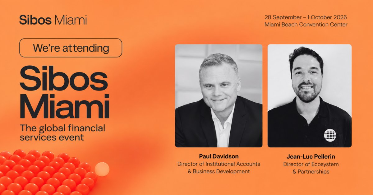 trize_io's tweet photo. @Sibos Miami is next week. 🌴

@trize_io is coming to push the tokenization conversation forward, from issuance to the operating architecture banks need for programmable assets, payments, liquidity and collateral.

If you’ll be at Sibos and want to define what institutional tokenization could look like inside your organization, book a meeting with our team through our event page (link in comments).