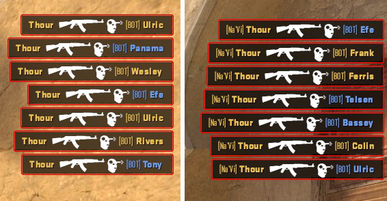 ThourCS2's tweet photo. - Clan tags now appear in death notices. https://t.co/NMay0kA2lb
