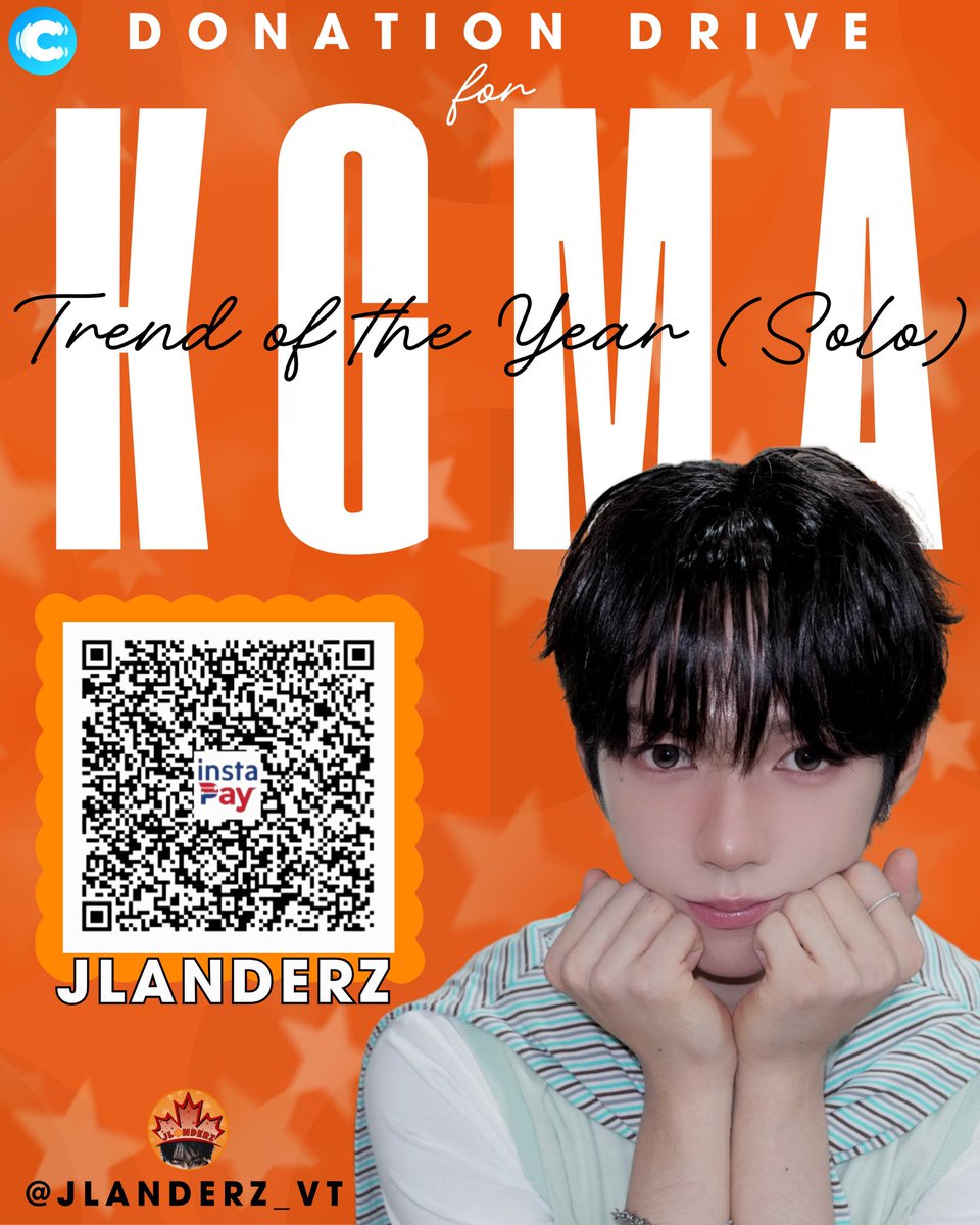 jlanderz_vt's tweet photo. 📣 2026 𝙆𝙂𝙈𝘼 𝘿𝙊𝙉𝘼𝙏𝙄𝙊𝙉 𝘿𝙍𝙄𝙑𝙀 𝘾𝘼𝙈𝙋𝘼𝙄𝙂𝙉

2 𝘿𝘼𝙔𝙎 𝙏𝙊 𝙂𝙊! ❤️‍🔥

JL has been nominated for 2026 KGMA Male Solo Trend of the Year and the competition is getting tougher. To boosts his rank, we are opening a donation drive. 

Every donation, big or small, can help strengthen his position and bring home the victory. 
 
📎Donation Form: https://t.co/VdV9GtVG0C…

📝 Kindly fill up the form to help us track your donations. 

If you have questions or suggestions, feel free to DM us. Thank you for your support ❤️‍🔥

#JL #제이엘
#AHOF #아홉
@AHOF_official