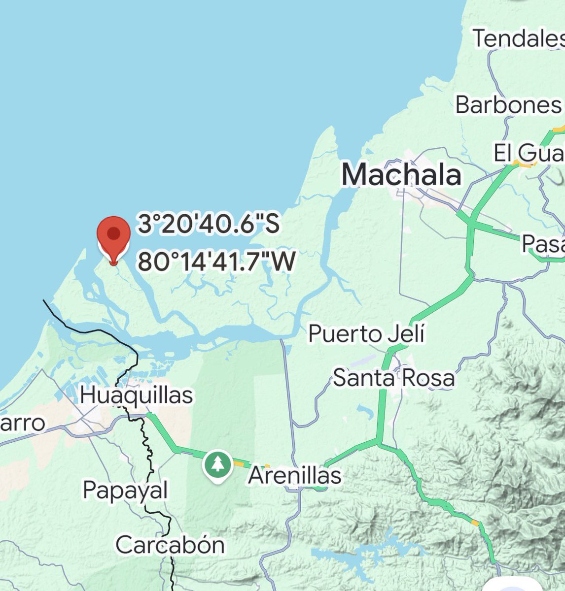 BitacoraEc's tweet photo. #ElOro #Manglar #Tala #Camaroneras 
Manglar bajo ataque en El Oro
La vigilancia de los y las usuarias del Ecosistema Manglar funciona. Cangrejeros, pescadores y concheras capacitados por @WildAidLatino detectaron una nueva  tala de manglar en la Provincia El Oro en el sector de Costa Rica, cerca de la frontera con Perú.