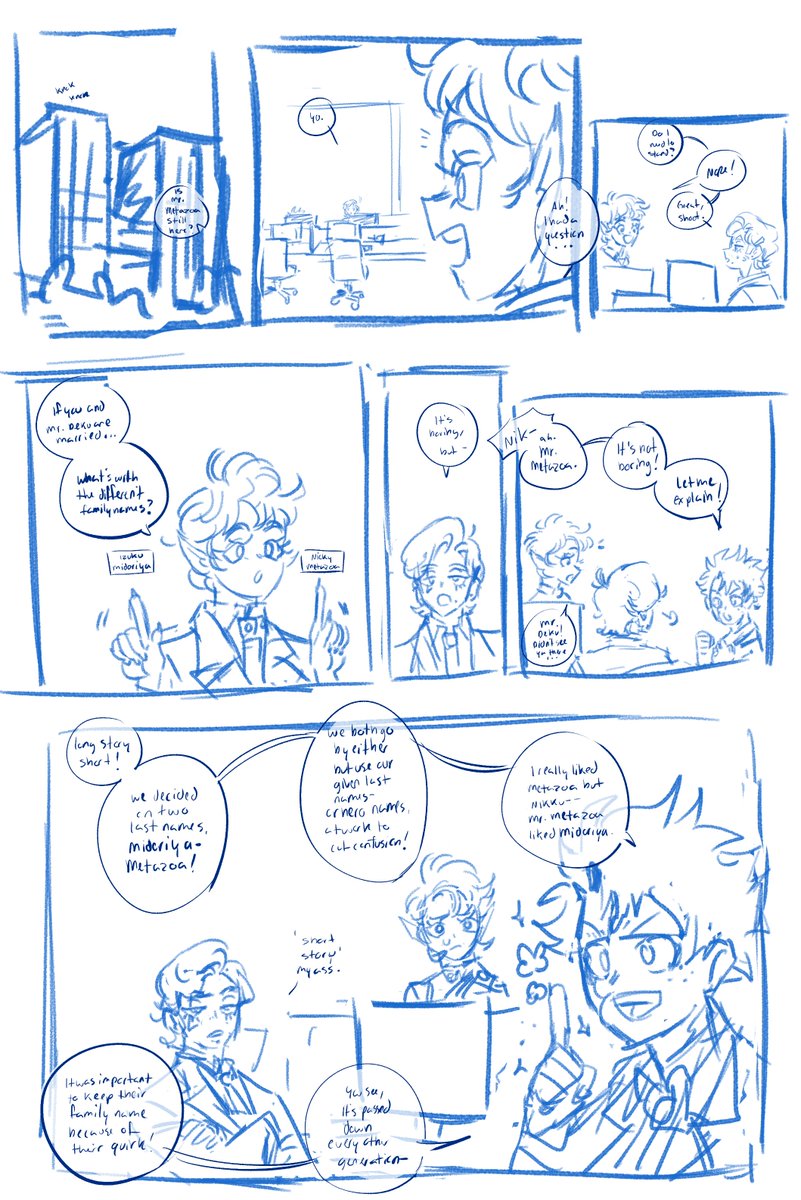cosmosillies's tweet photo. the way he's not even looking at anyone while yapping.
#wip UA au, teacher yaoi era https://t.co/hESzlRpgVg