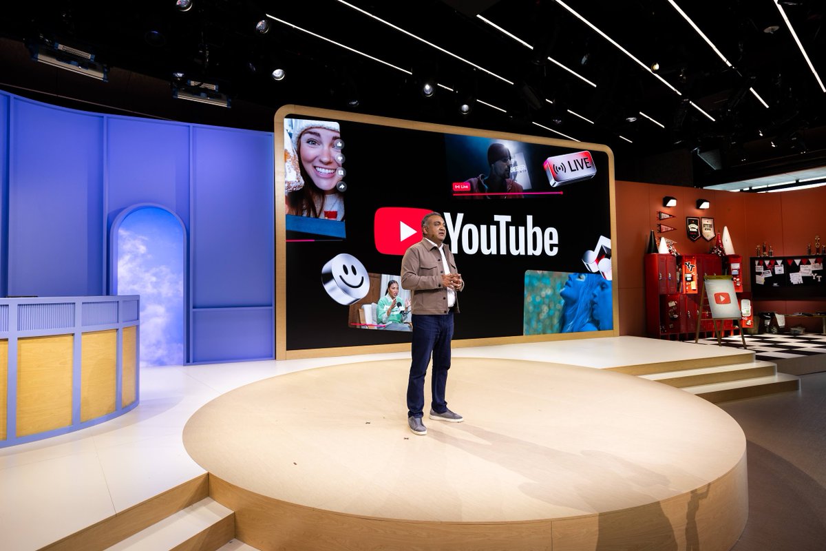nealmohan's tweet photo. This is what it looks like to innovate in the @YouTube Era, where entertainment is built from the ground up by creators and the communities that fuel them.

At our fifth annual #MadeOnYouTube, we announced 30+ new products and features to power the next wave of creativity and give you more control over how you watch.

We’re introducing custom feeds you can tailor to your interests, moods and routines, new conversational tools to explore what you love, plus new ways to follow the stories you love and connect with creators.

To bring fans closer to their favorite @YouTubeCreators, new features like interactive showdowns, co-streaming and live reactions are making streams even more fun. And we've renewed our partnership with @Coachella to remain the exclusive livestream home of music’s biggest festival.

For creators, we’re investing across every stage of the creative journey. That includes AI-powered tools in YouTube Studio to handle the heavy lifting of production, new ways to test what resonates with their audience and expanded storytelling formats.

We continue to build the most diversified revenue engine on the planet. That means backing creators with the largest ad revenue payouts in the industry, a share of our booming subscription business and a growing suite of fan funding products. And we're increasingly focused on a new engine of growth: fueling the brand-creator ecosystem.

I’m grateful to all the creators who spent the day with us. And most importantly, a huge thank you to all our YouTube teams who work so hard every day to build these innovative products.