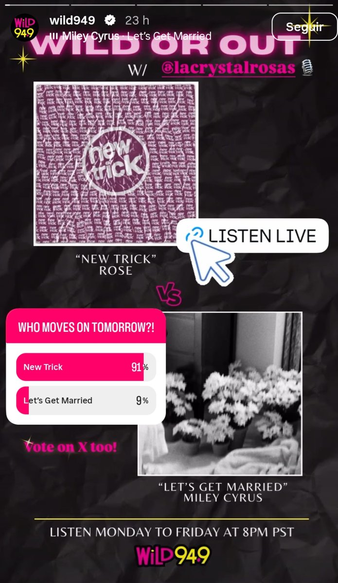 RSonRadio's tweet photo. Vote for #NewTrick on @Wild949's radio Stories #WiLDorOUT 

📬 https://t.co/IW0wVwJQD2 https://t.co/iGl8YtIc3U