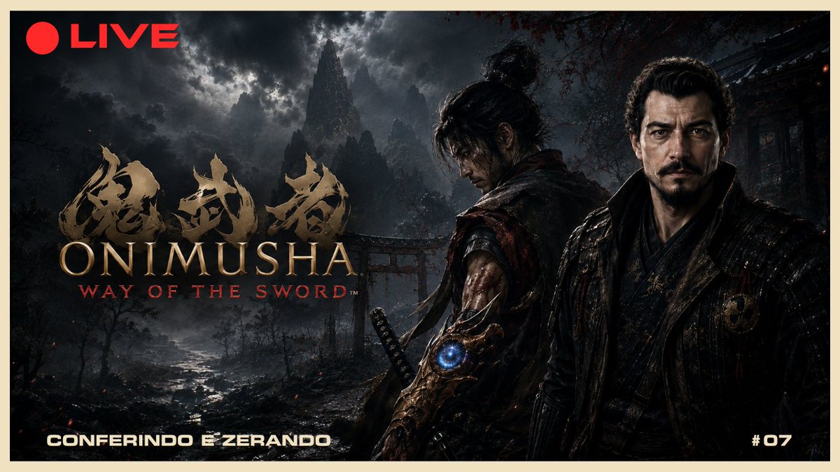 snaity_dev's tweet photo. 🔴 Estou ao vivo!

Hoje: Onimusha: Way of the Sword #7

Vem acompanhar a jornada!

📷 Twitch: https://t.co/7E1NgeB1cT 
📷 Youtube: https://t.co/pP9mlNPfTP https://t.co/Ywp2cXvVl5