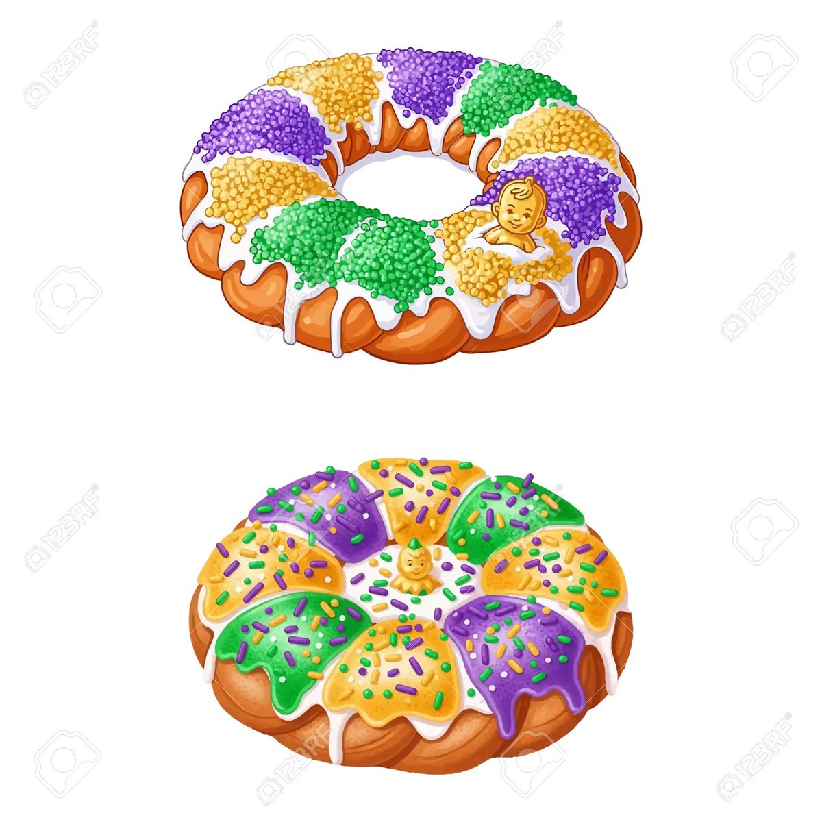 Tohira170341's tweet photo. Mardi Gras King Cake Vector with Plastic Baby Figurine  https://t.co/WR4AWCYr4m

#mardi #gras #king #cake #vector #with #plastic #baby #figurine #dienstag #weed #love #dessert #graphicdesign #ocean #art #tuesday #queen #birthday #the https://t.co/x4bfiC6HB8