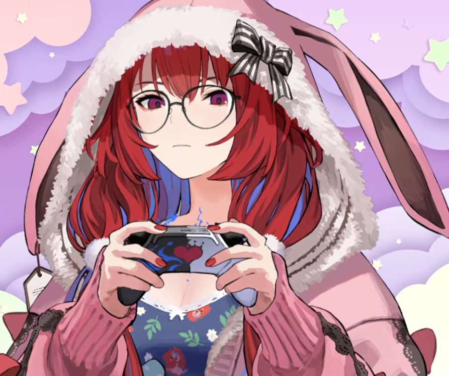Elizabeth_ERT's tweet photo. Glasses are really versatile. First, you can have glasses-wearing girls take them off and suddenly become beautiful, or have girls wearing glasses flashing those cute grins, or have girls stealing the protagonist's glasses and putting them on like, "Haha, got your glasses!" That's just way too cute! Also, boys with glasses! I really like when their glasses have that suspicious looking gleam, and it's amazing how it can look really cool or just be a joke. I really like how it can fulfill all those abstract needs. Being able to switch up the styles and colors of glasses based on your mood is a lot of fun too! It's actually so much fun! You have those half rim glasses, or the thick frame glasses, everything! It's like you're enjoying all these kinds of glasses at a buffet. I really want Luna to try some on or Marine to try some on to replace her eyepatch. We really need glasses to become a thing in hololive and start selling them for HoloComi. Don't. You. Think. We. Really. Need. To. Officially. Give. Everyone. Glasses?