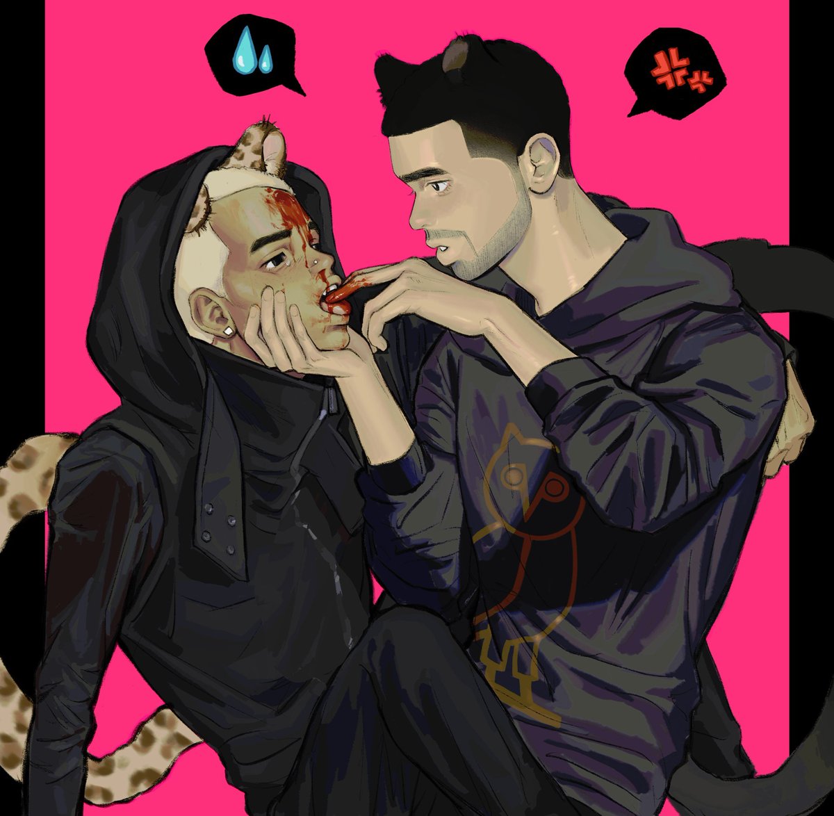 luluroIo's tweet photo. found a chinese artist that drew rihanna x drake x chris brown love triangle ship art https://t.co/ZhxPJS44vA