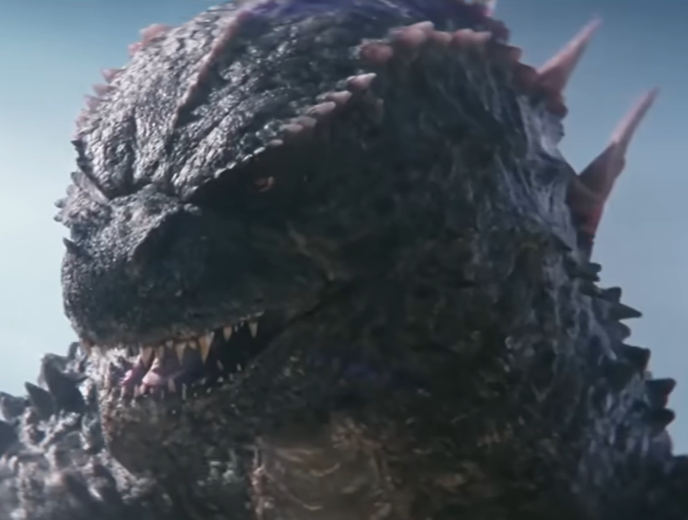 Crestamorph's tweet photo. My favorite thing about this scene is that Godzilla made sure everyone had a turn pummeling Skar King. 

Could have done it himself but dude wanted to bask in the shared violence. https://t.co/6Y0yc7khCH