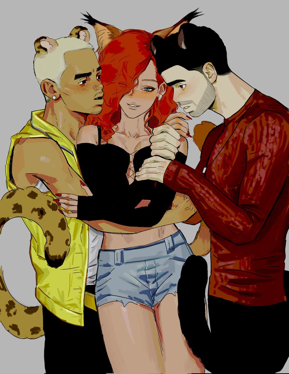 luluroIo's tweet photo. found a chinese artist that drew rihanna x drake x chris brown love triangle ship art https://t.co/ZhxPJS44vA
