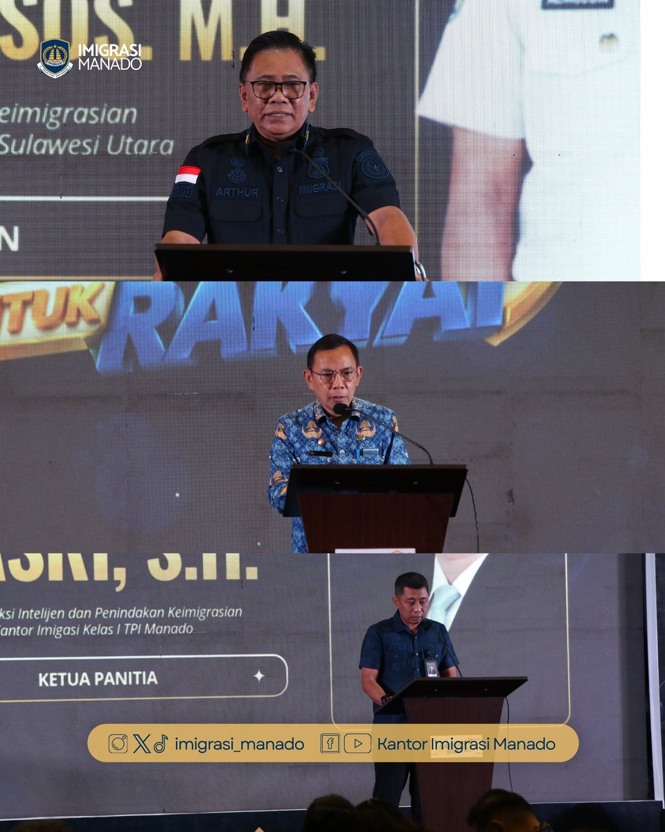 Imigrasi_Manado's tweet photo. Tomohon  – Kantor Imigrasi Kelas I TPI Manado melaksanakan Rapat Tim Pengawasan Orang Asing (TIMPORA) Kota Tomohon di Hotel Metland Marron Tomohon, Rabu (23/9/2026). https://t.co/mQn3NBRMmq