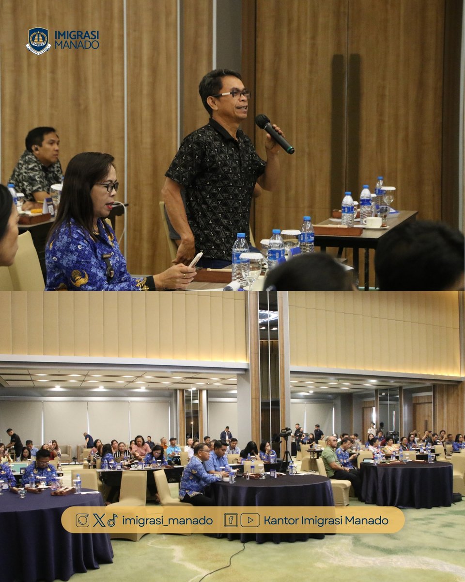 Imigrasi_Manado's tweet photo. Tomohon  – Kantor Imigrasi Kelas I TPI Manado melaksanakan Rapat Tim Pengawasan Orang Asing (TIMPORA) Kota Tomohon di Hotel Metland Marron Tomohon, Rabu (23/9/2026). https://t.co/mQn3NBRMmq