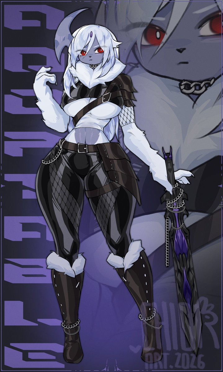 ChlorArt's tweet photo. Absol Mercenary https://t.co/yq29DNSxs6