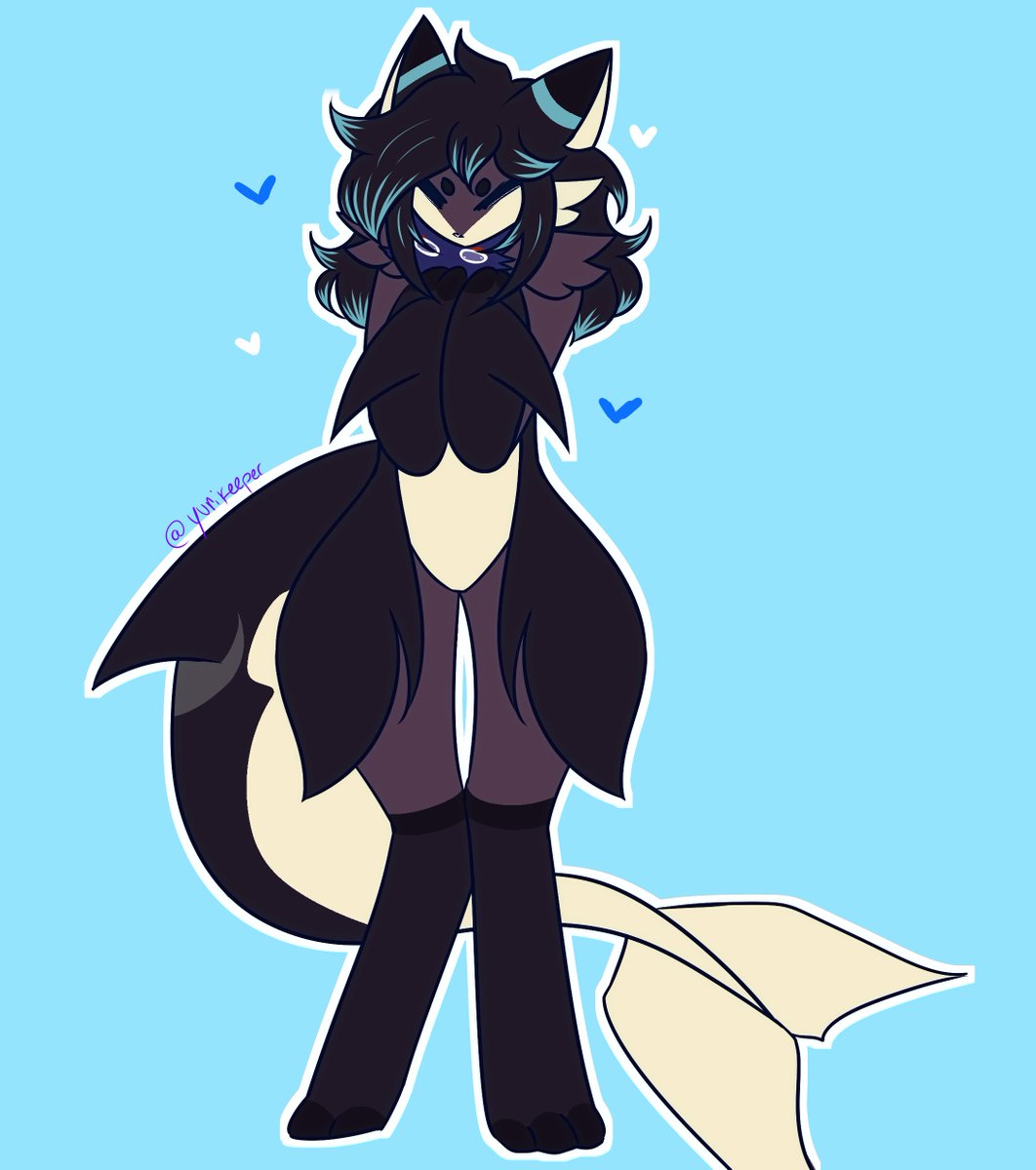 yurikeep3r's tweet photo. late birthday gift for the orca.........please dont take my liver! https://t.co/X9Ckv5HY4B