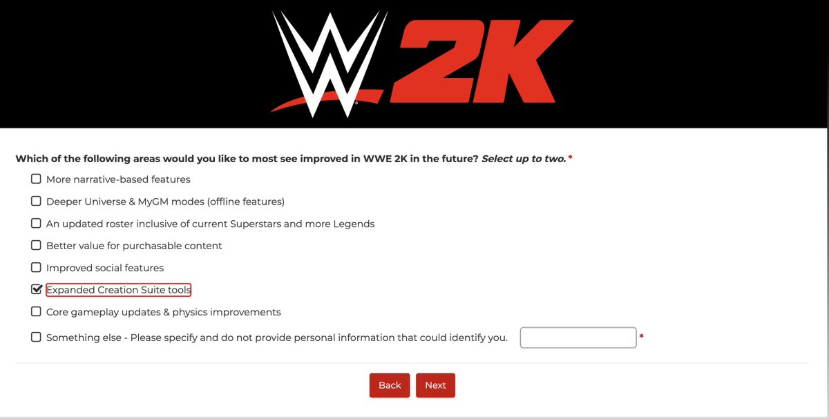 GameVolt1's tweet photo. We can't be friends if you don't select it.

#WWE2K26 https://t.co/n4xiiuD8x0