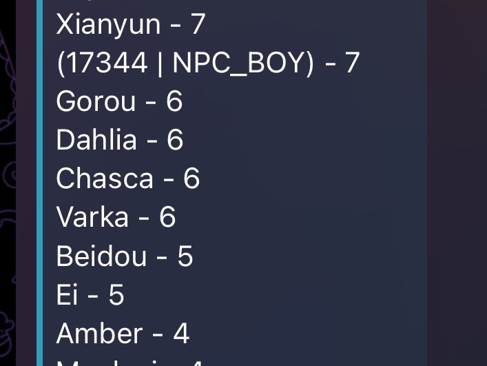 dahliabase's tweet photo. //7.2 story leaks‼️‼️

DAHLIA HAVING 6 LINES IN ACT 5?? his second archon quest appearance YAYYYY
venti and varka also have some lines so maybe it’s an interaction between the 3 of them omfg https://t.co/Uk41KpqV04