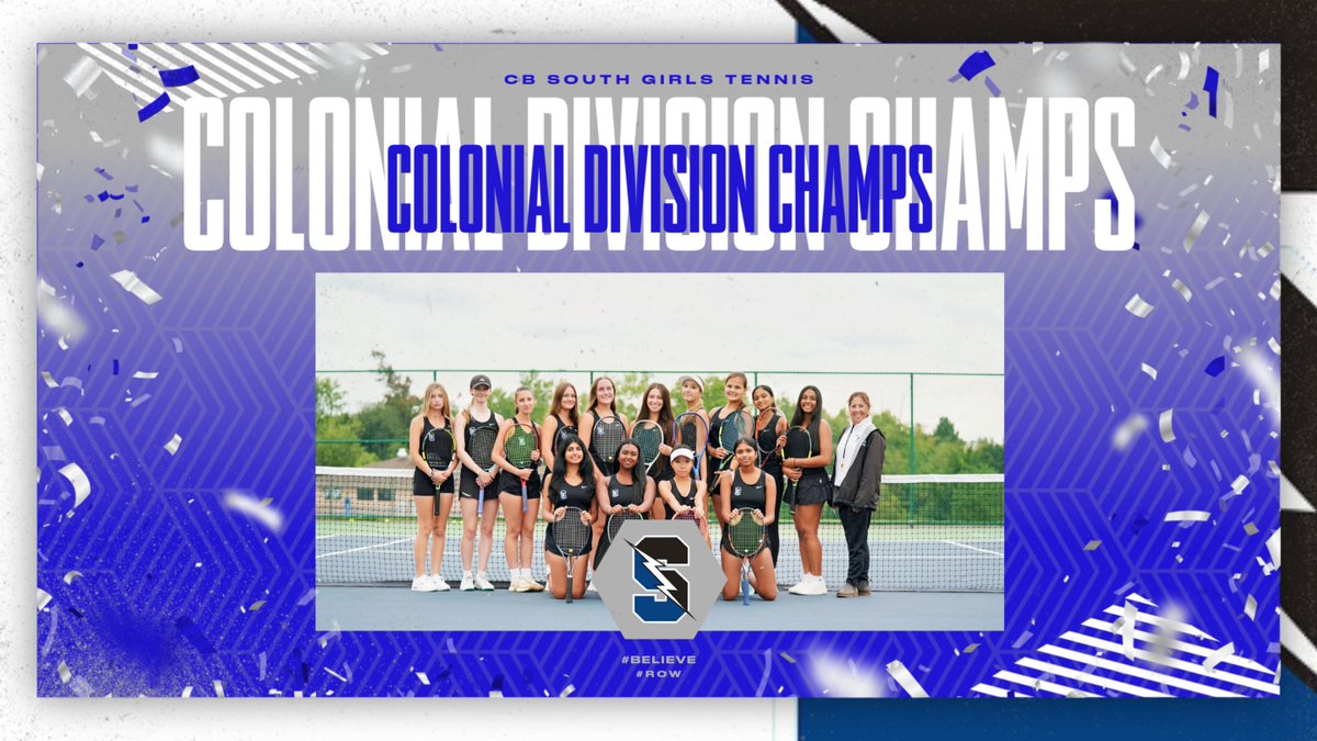 CBSouthTitans's tweet photo. FINAL SCORE: @CBSouthHS Girls Tennis picks up a road victory over host Souderton, 5-2, on Wednesday afternoon in @SOLsports @PIAASports play! With the win the Titans earn the SOL Colonial Division Championships! #TitansWin #Believe #ROW #CBSouthAthletics https://t.co/jywhNfQung