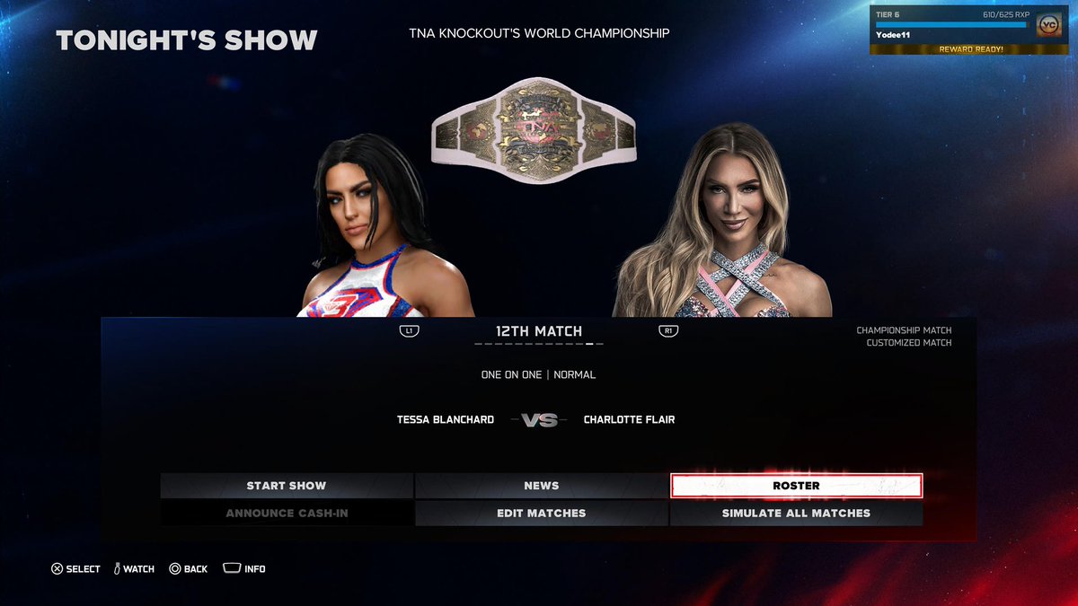 _yodee11's tweet photo. #TNA Womenโs World Championship
#CharlotteFlair
Vs
#TessaBlanchard
#TNA Genesis
Link ๐ https://t.co/FiHvPhHFHN https://t.co/OrUJY863Oo