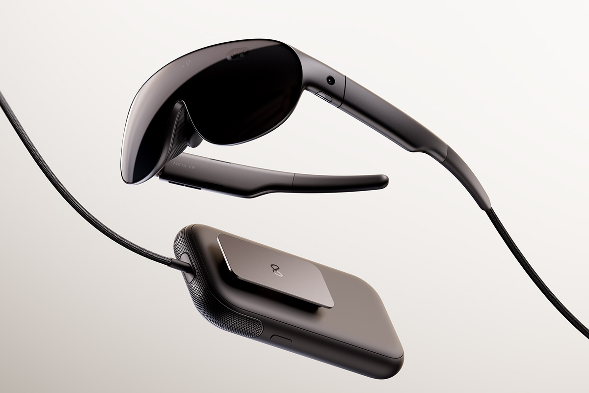 4GamerNews's tweet photo. 大幅に軽くなり，メガネのようにかけられるVR HMD「Meta VR Glasses」発表。発売時期は2027年春の予定
https://t.co/iZUJB6ew7r

視線追跡とハンドジェスチャでOSやVRアプリを操作。別売りVRコントローラを使えば既存のMeta Quest用アプリも利用できる https://t.co/dSHuvolUKb