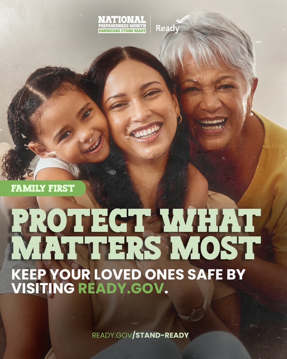 IMTAssociation's tweet photo. Would everyone in your family know what to do during an emergency? Make a communication plan, choose meeting places and know your evacuation routes. IMTA supports FEMA’s “Americans Stand Ready” campaign. #MakeAPlan #AmericansStandReady https://t.co/DmbBBRdgZW