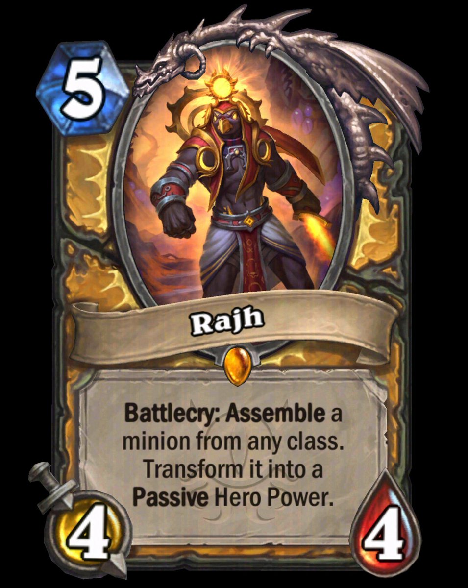 FlareIsGone's tweet photo. Okay we all agree this is just the coolest legendary ever made right? I'm gonna be honest they should have made this a neutral legendary so everyone can play it. IDC if it would be broken Rajh's effect is soooooooooooo sick. https://t.co/6i4yAnOj3Q